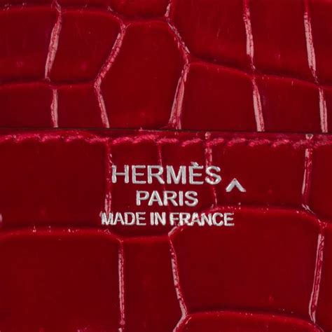 hermes tasti invertiti|hermes crocodile stamp.